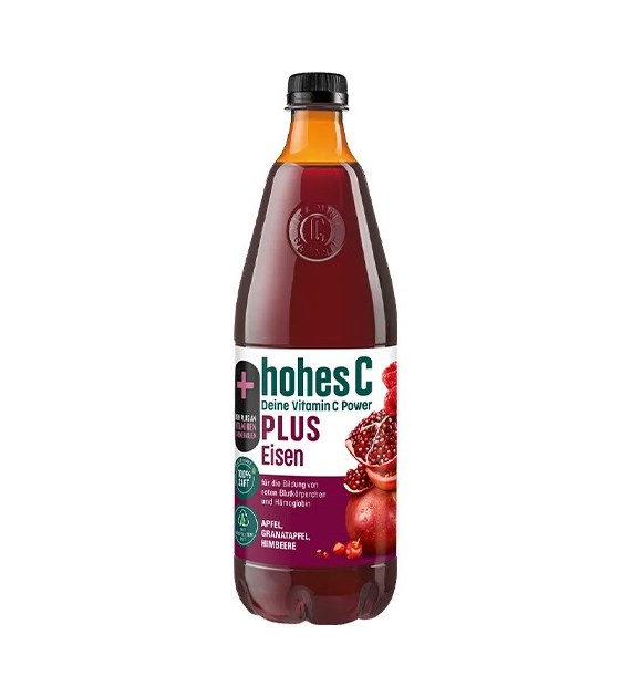 Hohes C Plus Eisen Apfel Granatapfel Himbeere 1L