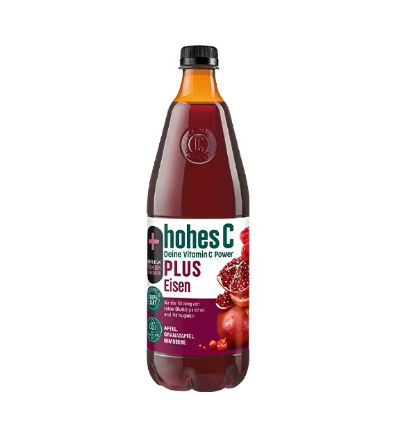 Hohes C Plus Eisen Apfel Granatapfel Himbeere 1L