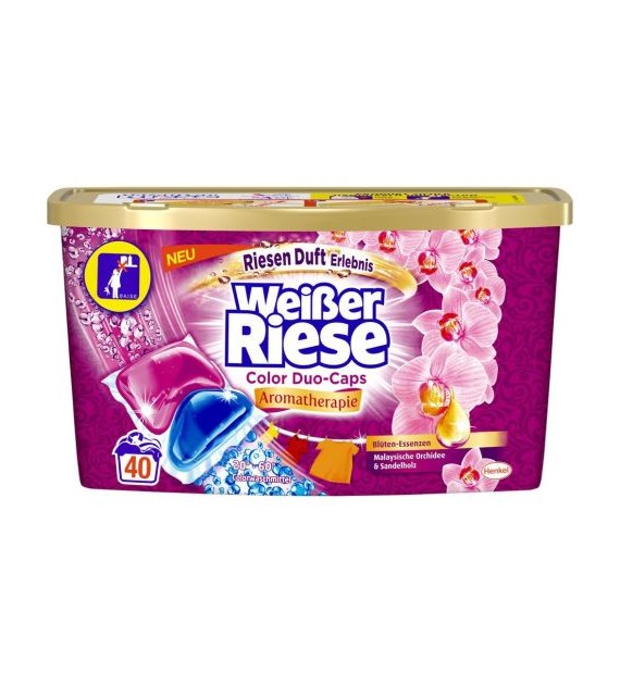 Weißer Riese Duo-Caps Color Orchidee 40p 800g