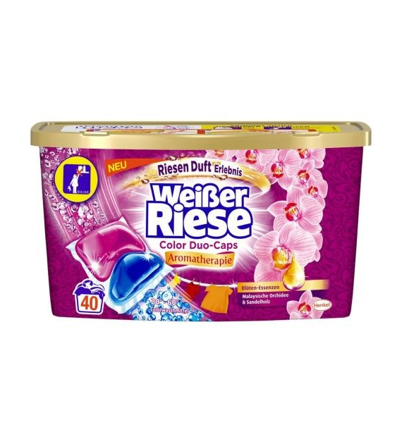 Weißer Riese Duo-Caps Color Orchidee 40p 800g