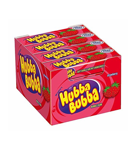 Hubba Bubba Erdbeere 20x5szt 700g