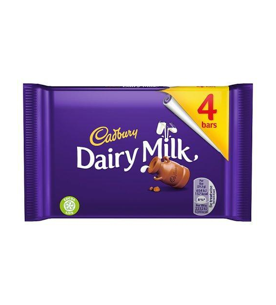 Cadbury Dairy Milk 4szt 144g