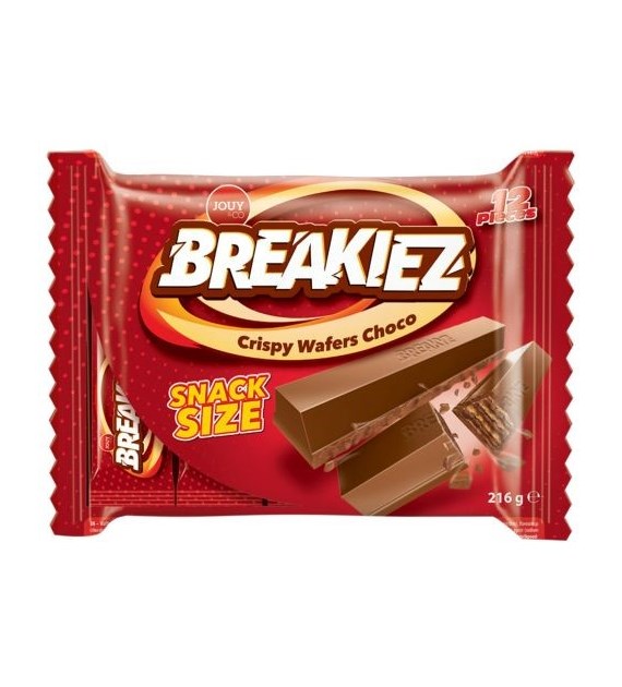 Breakiez Crispy Wafers Choco 12szt 216g