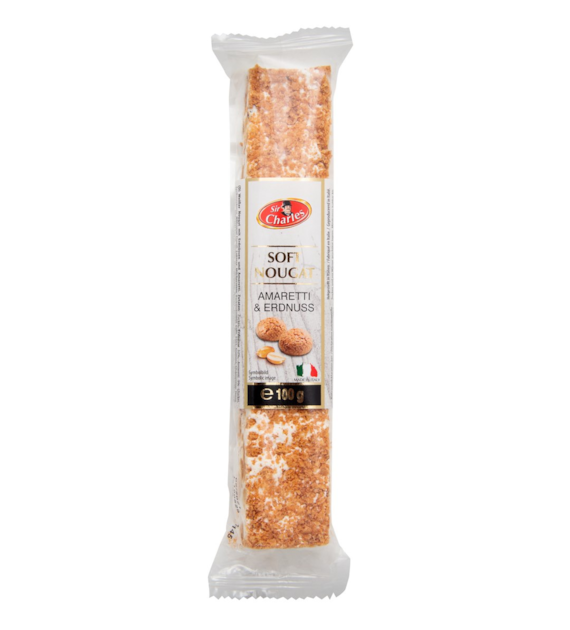 Sir Charles Nougat Amaretti Erdnuss 100g