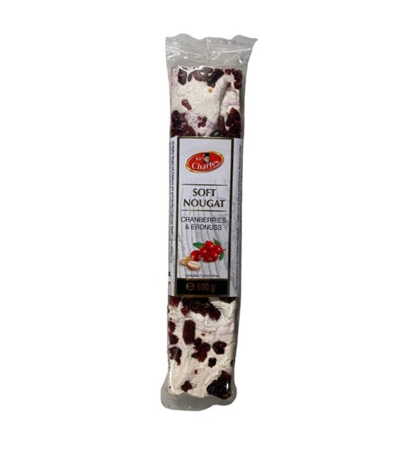 Sir Charles Nougat Cranberries Erdnuss 100g
