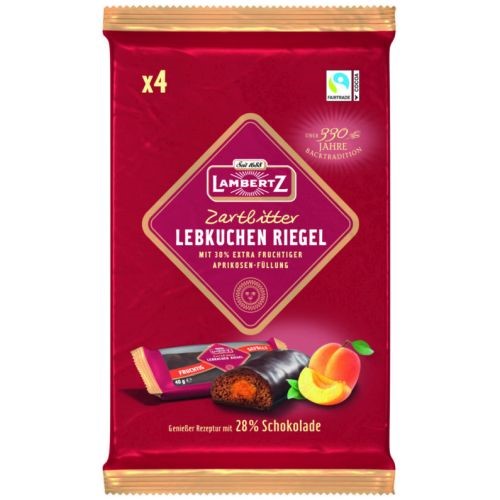 Lambertz Lebkuchen Riegel Zart 4szt 160g