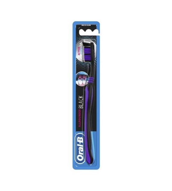 Oral-B Allrounder Black Medium Szczoteczka 1szt