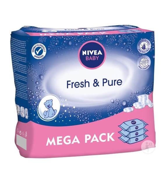 Nivea Baby Fresh Pure Chusteczki 3x63szt