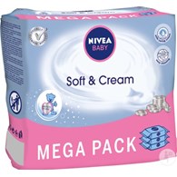 Nivea Baby Soft Cream Chusteczki 3x63szt