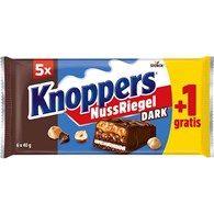 Knoppers Nuss Riegel Dark 5+1szt 240g