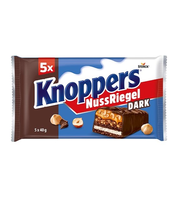 Knoppers Nuss Riegel Dark 5szt 200g