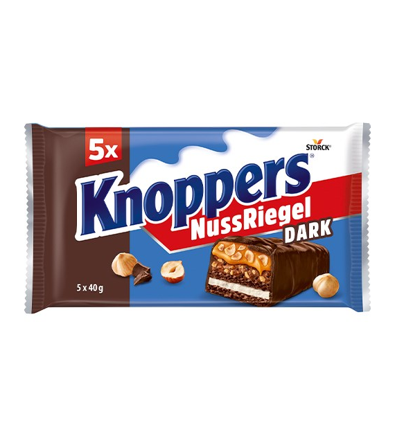 Knoppers Nuss Riegel Dark 5szt 200g