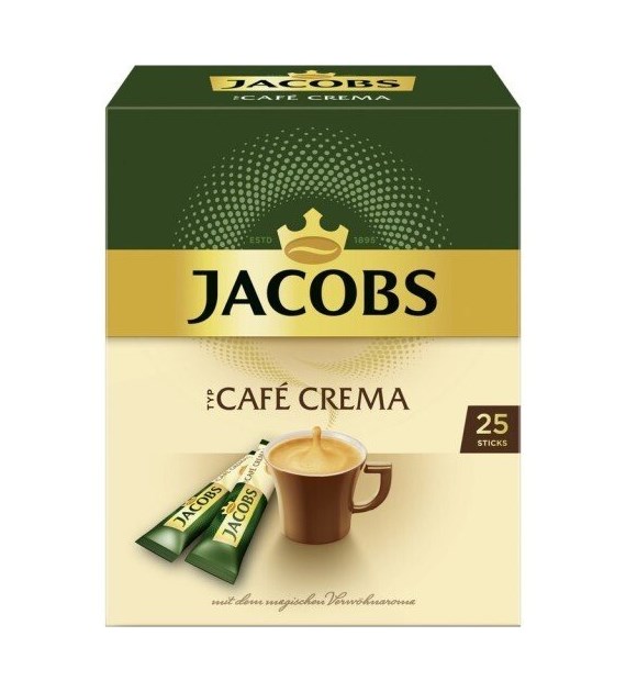 Jacobs Cafe Crema Saszetki 25szt 45g