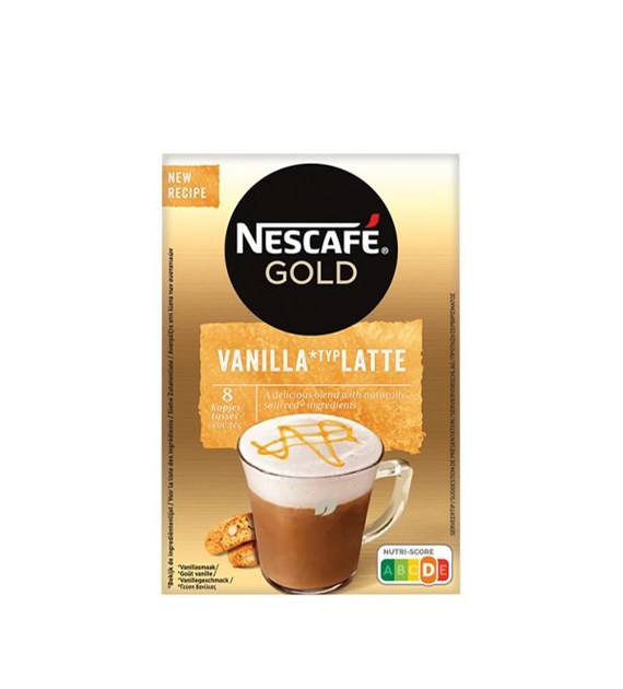 Nescafe Gold Vanilla Latte Saszetki 8szt 148g