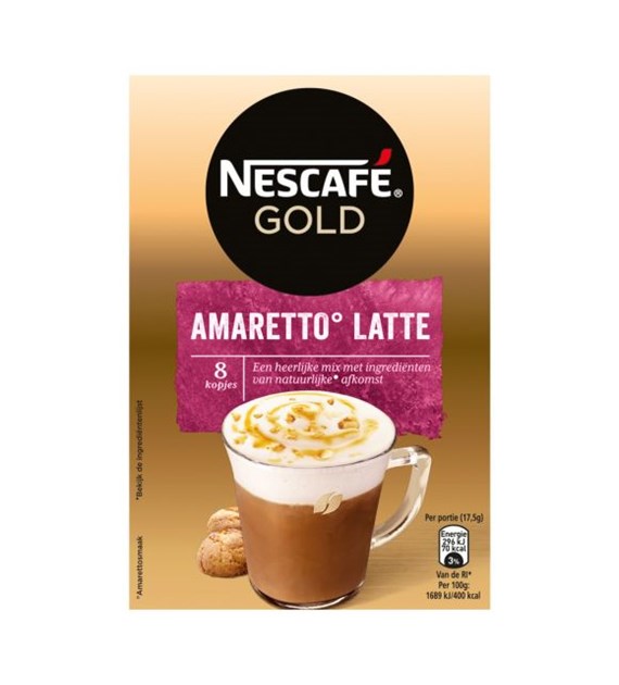 Nescafe Gold Amaretto Latte Saszetki 8szt 140g