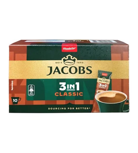 Jacobs 3in1 Classic Saszetki 10szt 120g