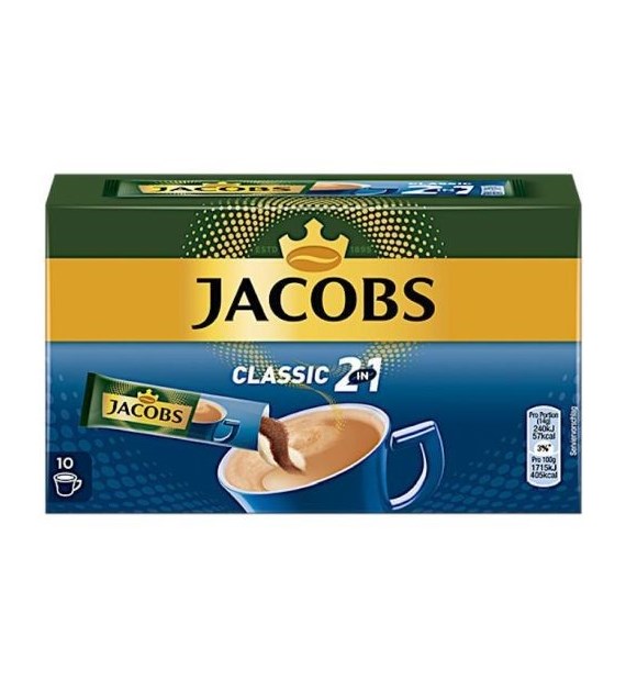 Jacobs Classic 2in1 Szaszetki 10szt 140g