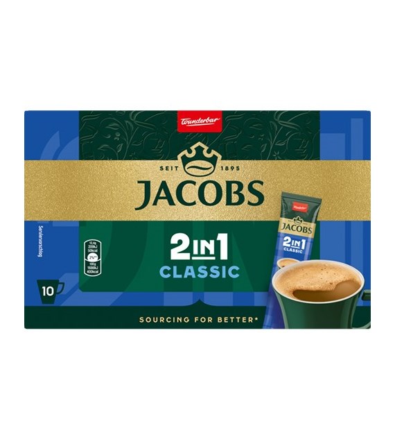 Jacobs 2in1 Classic Szaszetki 10szt 124g
