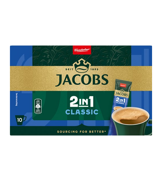 Jacobs 2in1 Classic Szaszetki 10szt 124g
