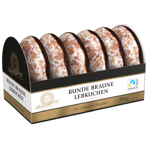 Lambertz Runde Braune Lebkuchen Kołyska 200g