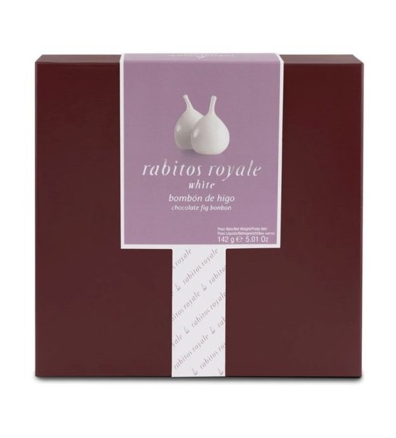 Rabitos Royale White Figi w Czekoladzie 142g