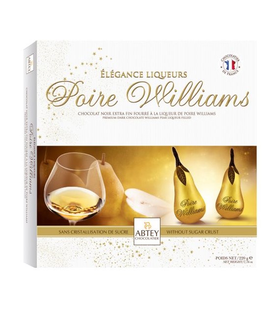 Abtey Elegance Liqueurs Poire Williams Pralin 220g