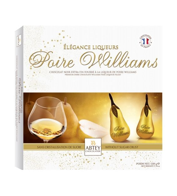 Abtey Elegance Liqueurs Poire Williams Pralin 220g