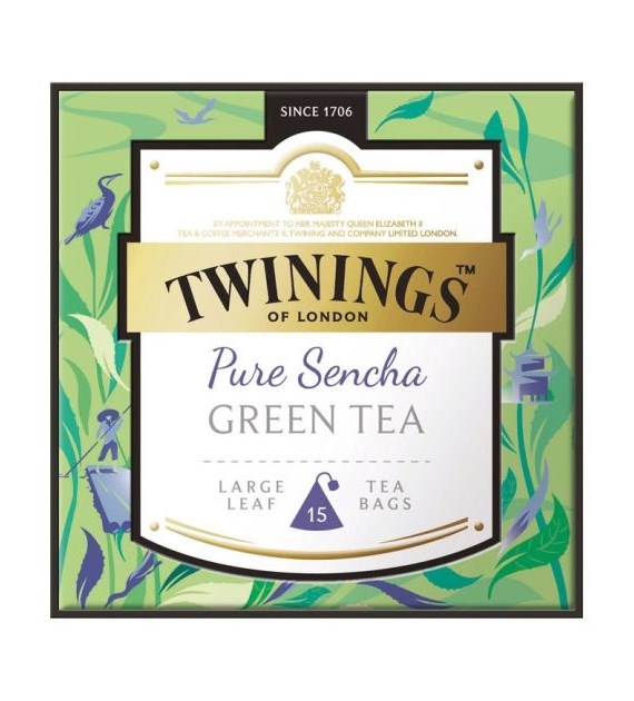 Twinings Pure Sencha Green Tea 15szt 30g