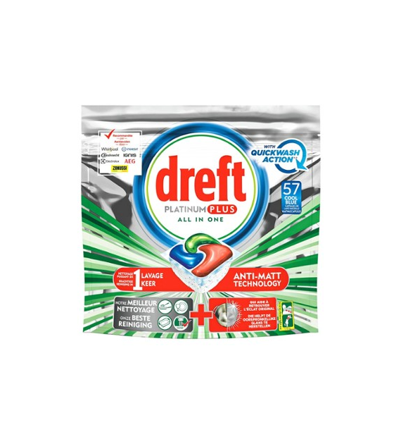 Dreft Platinum Plus 57p 838g