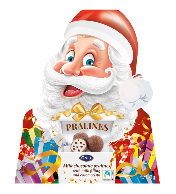 Only Milk Chocolate Pralines Mikołaj 100g
