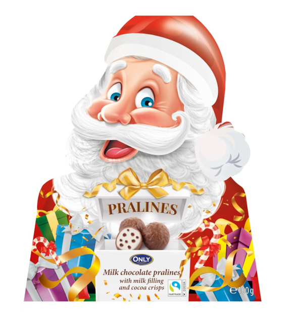 Only Milk Chocolate Pralines Mikołaj 100g