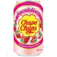 Chupa Chups Sparkling Strawberry & Cream 345ml