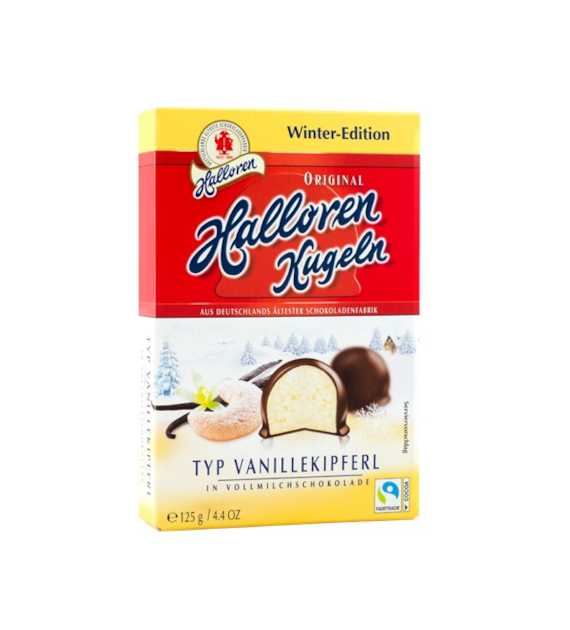 Halloren Kugeln Vanillekipferl 12szt 125g
