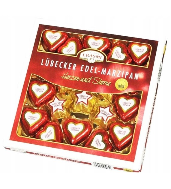 Erasmi Lubecker Edel Maripan Herzen Sterne 250g