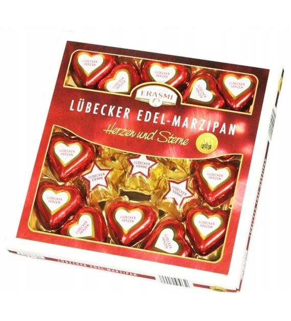 Erasmi Lubecker Edel Maripan Herzen Sterne 250g