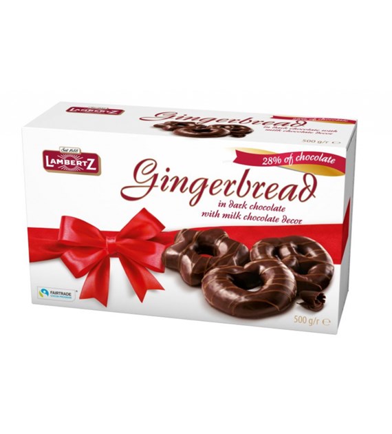 Lambertz Gingerbread Dark Chocolate 500g