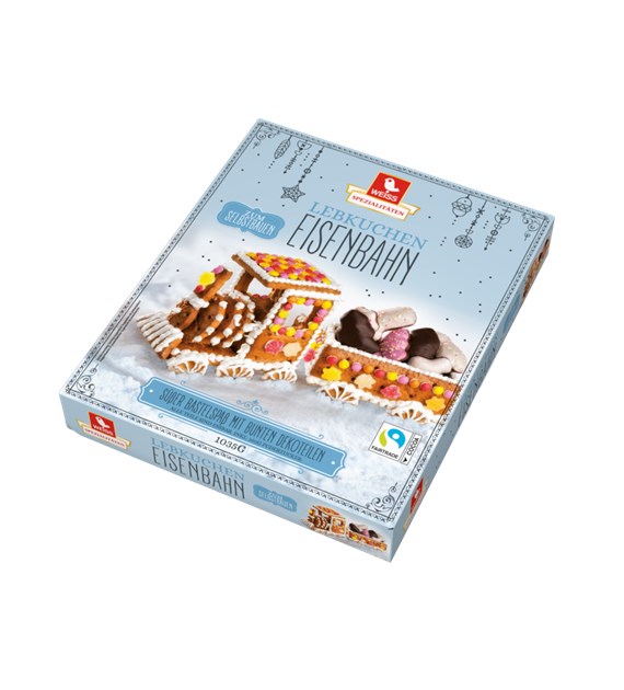 Weiss Lebkuchen Eisenbahn Pociąg Piernikowy 1kg