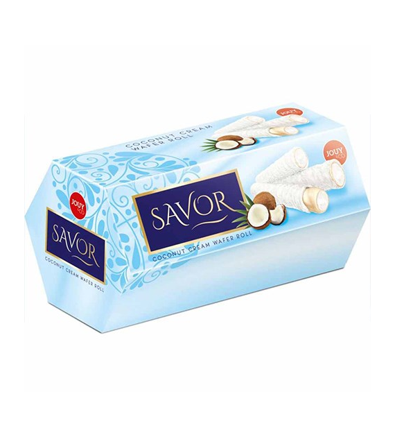 Savor Coconut Wafer Roll 144g