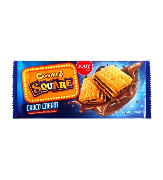 Jouy&Co Cravinigz Square Choco Cream Ciastka 216g