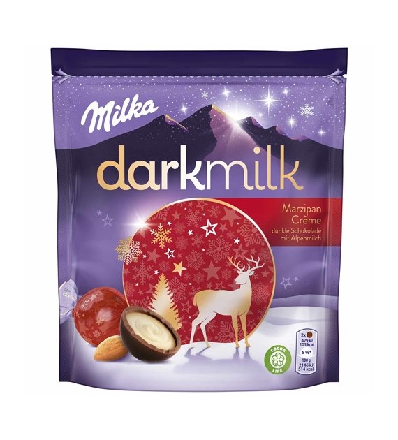Milka Darkmilk Marzipan Creme Christmas 100g