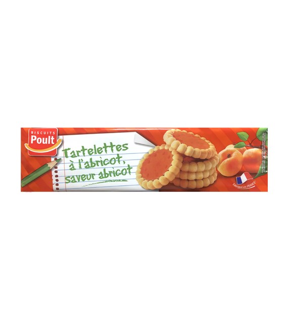 Biscuits Poult Tartelettes l'Abricot Ciastka 150g