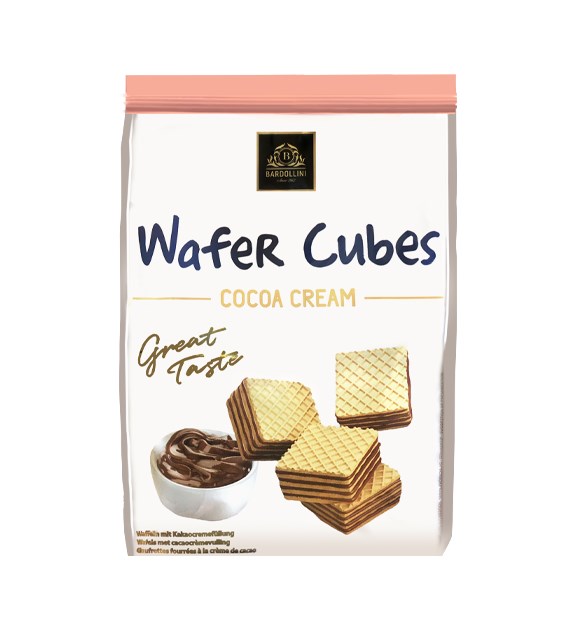 Bardollini Wafer Cubes Cocoa Cream 220g