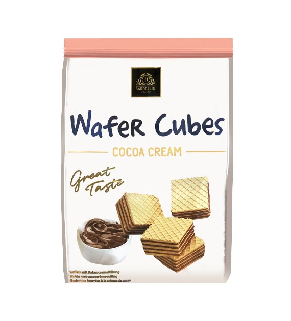 Bardollini Wafer Cubes Cocoa Cream 220g