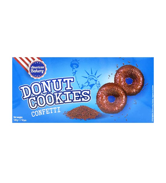 American Bakery Donut Cookies Confetti 120g