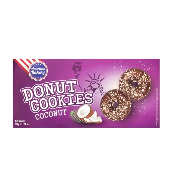 American Bakery Donut Cookies Coconut 120g
