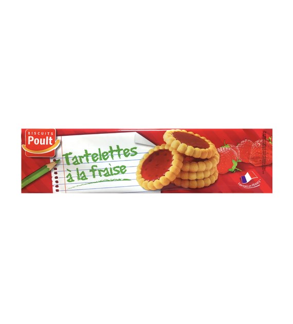 Biscuits Poult Tartelettes Fraise Ciastka 150g