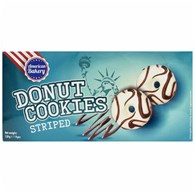American Bakery Donut Cookies Striped 120g