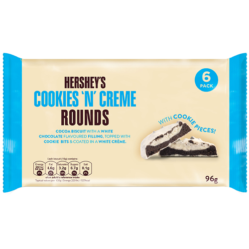 Hershey's Cookies'n'Creme Rounds Ciastka 96g