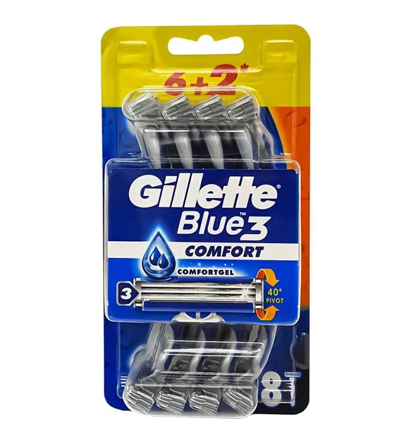 Gillette Blue 3 Comfort Maszynki 8szt