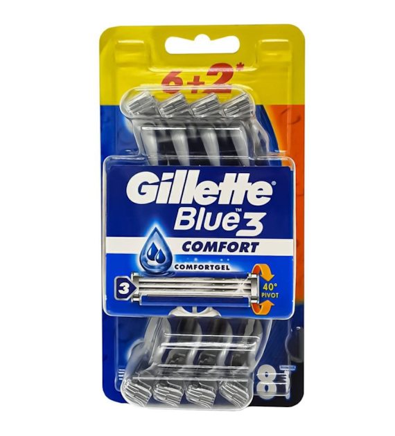 Gillette Blue 3 Comfort Maszynki 8szt